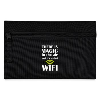 WIFI Magic Nerd Shirt - Magic in the Air - Pencil Case - black - Front