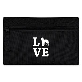 LOVE Labradoodle - Pencil Case - black - Front