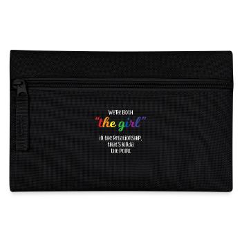 Gay - Lesben - Homosexuell - Gay Pride - Geschenk - Federtasche - Schwarz - Vorne