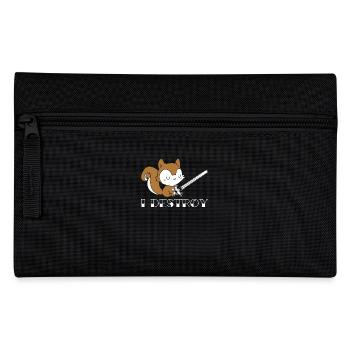 I Destroy 01 Gift - Pencil Case - black - Front