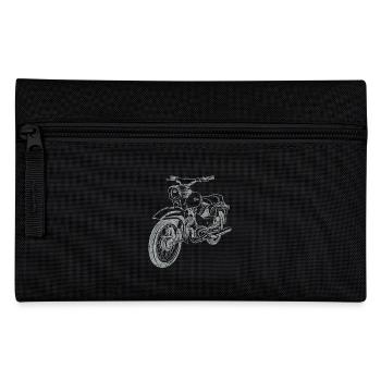 Simson Star Vintage Lineart Silhouette - Federtasche - Schwarz - Vorne