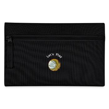 Basketball Shirt - Let's Play Basketball - Pencil Case - black - Front