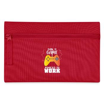 Gaming Nerd Geek Geschenkidee - Federtasche - Rot - Vorne