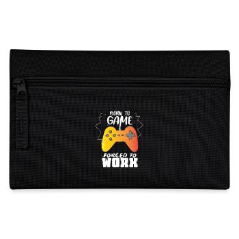 Gaming Nerd Geek Gift Idea - Pencil Case - black - Front