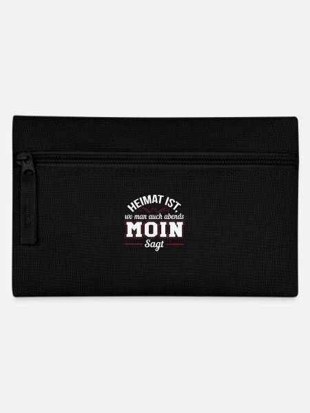 Heimat ist wo man Moin sagt - Federtasche - Schwarz