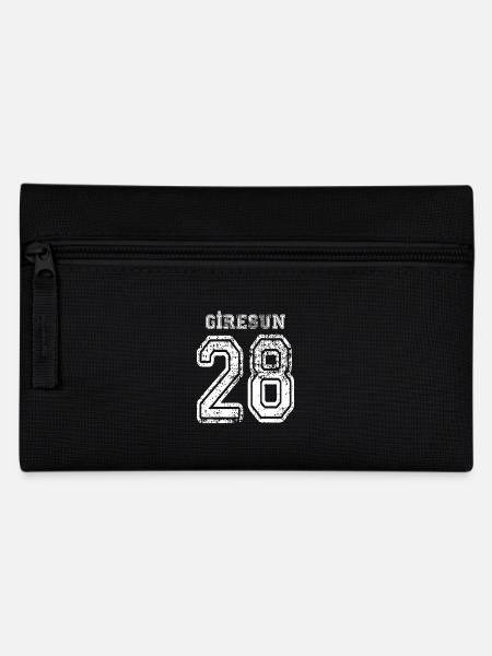 28 Giresun Türkisches Nummernschild als Geschenk - Federtasche - Schwarz