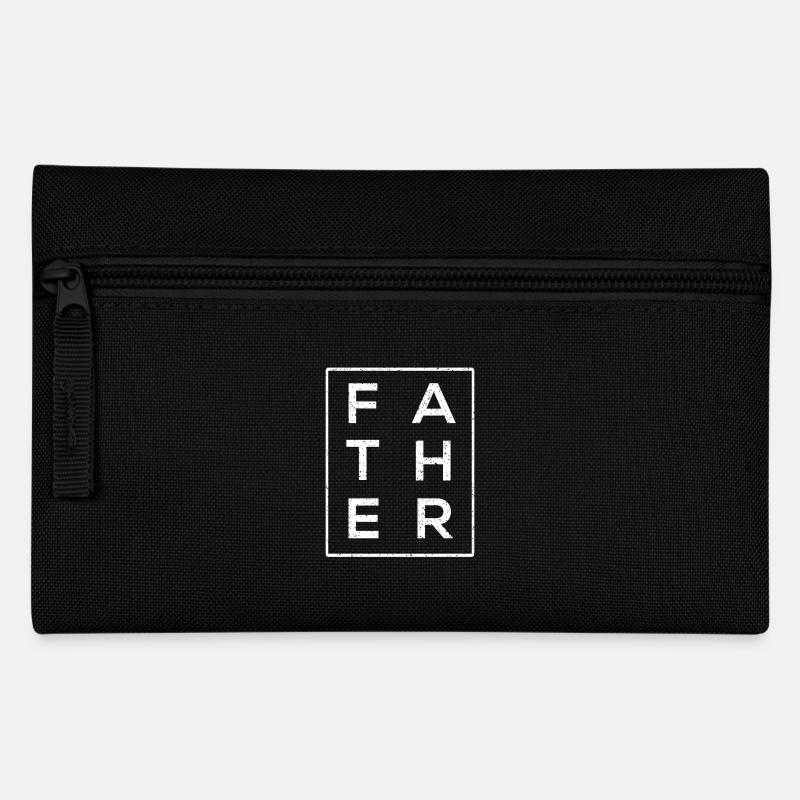 F A T H E R - VATER - DADDY - Federtasche - Schwarz
