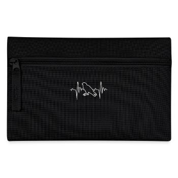 Bird 11 Hobby Heartbeat Gift - Pencil Case - black - Front