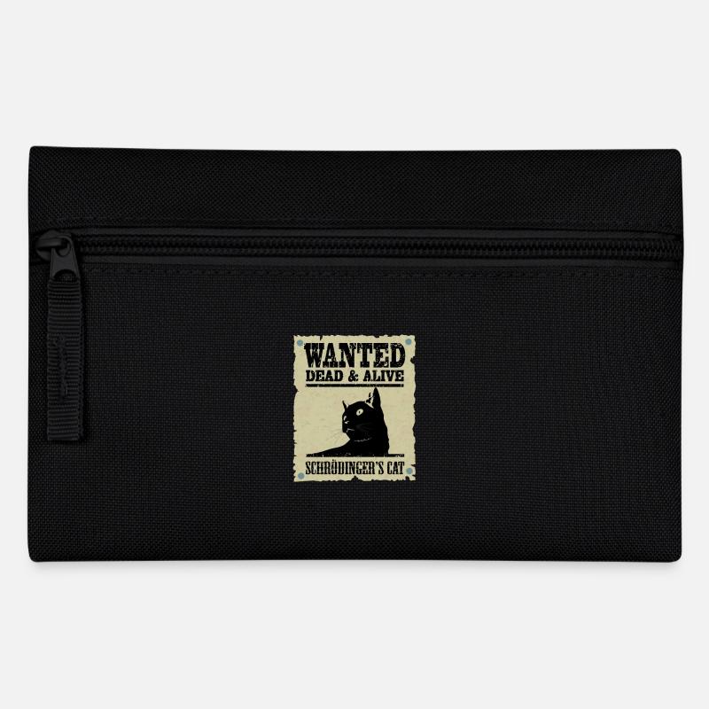 Schrödingers Katze gesucht. - Federtasche - Schwarz