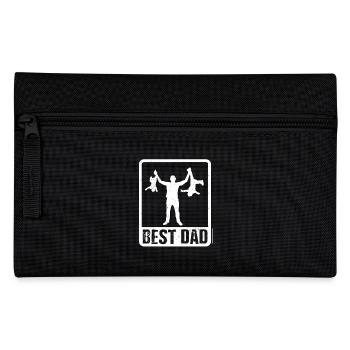 Funny Best Dad Gift - Federtasche - Schwarz - Vorne