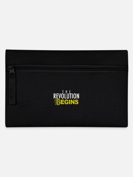 LA RÉVOLUTION COMMENCE - Bitcoin crypto-monnaie - Trousse - noir