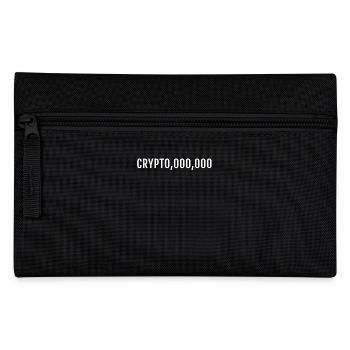 ★ Cryptonaire ★, Bitcoin, Crypto-T-Shirt - Federtasche - Schwarz - Vorne