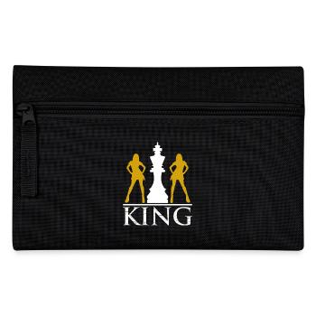 roi d'échecs - Trousse - noir - Devant