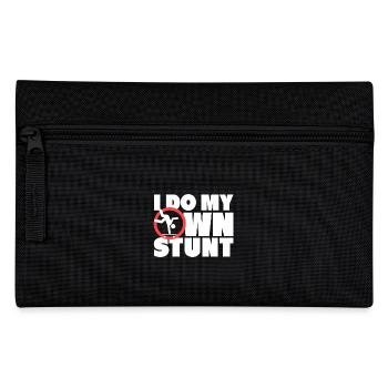 I DO MY OWN STUNT - Pencil Case - black - Front