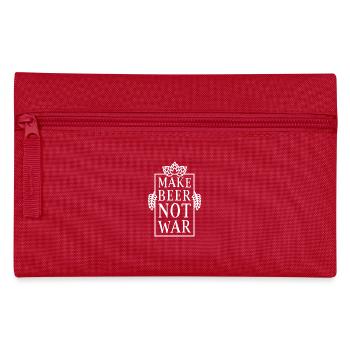Make Beer, Not War - Federtasche - Rot - Vorne