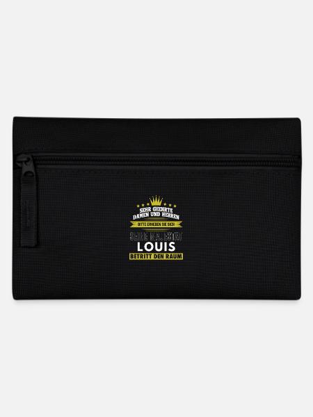 Seine Majestät, Louis, Name, Geschenk, Vorname - Federtasche - Schwarz