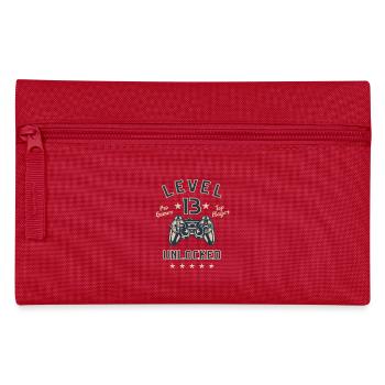 13. Geburtstagsgeschenk Level 13 freigeschaltet - Federtasche - Rot - Vorne