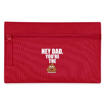 Vatertag Geschenk Vater - Federtasche - Rot - Vorne