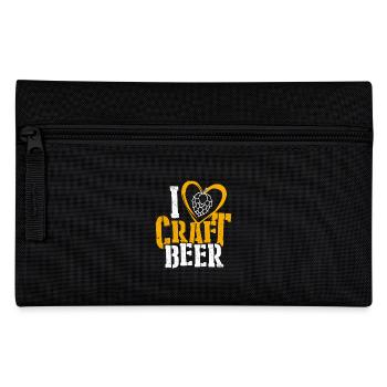 Love Craft Beer - Craft Beer Hops Gift - Pencil Case - black - Front