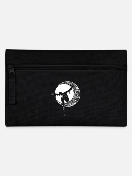 Moon of lace - Pencil Case - black