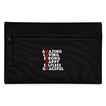 Mother - Mother's Day gift Mother's Day - Pencil Case - black - Front
