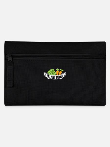 Plant Man Shirt - Pencil Case - black