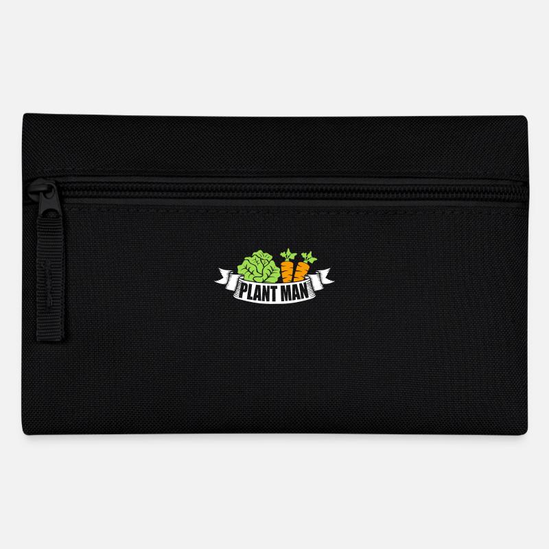 Plant Man Shirt - Federtasche - Schwarz