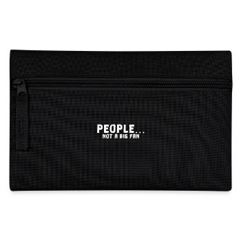 People not a big Fan - Federtasche - Schwarz - Vorne