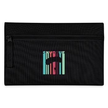 Parachutist T-shirt parachute gift - Pencil Case - black - Front