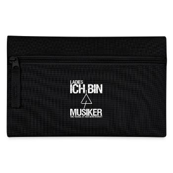 Ladies ich bin Triangel Musiker Gechenkidee sale - Federtasche - Schwarz - Vorne