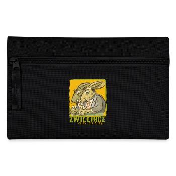 Sternzeichen-Zwillinge - Federtasche - Schwarz - Vorne