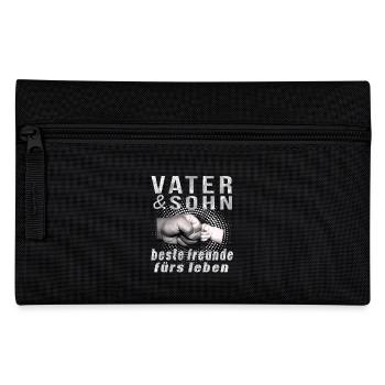 vater sohn beste freunde furs leben - Federtasche - Schwarz - Vorne