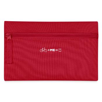 Équation de vélo I plus vélo égal heureux - Trousse - rouge - Devant