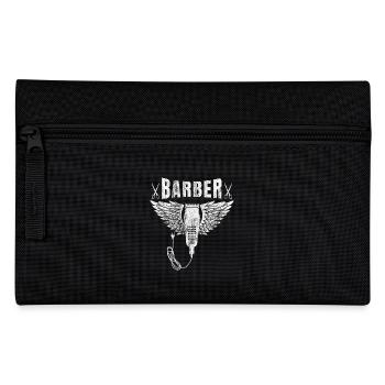 Barber Shop Barbiere Barbier shirt Geschenk Bart - Federtasche - Schwarz - Vorne