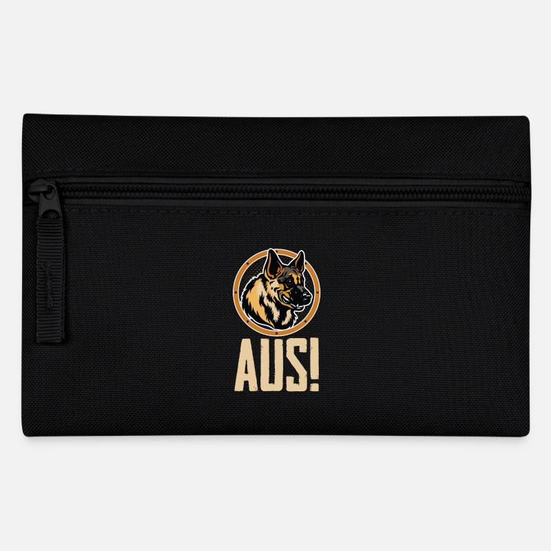 Chien de garde berger allemand - Trousse - noir