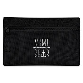 MIMI Bear Gift Mimimi Shirt Funny Bear - Pencil Case - black - Front