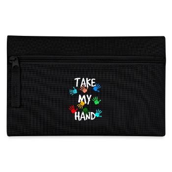 Take my Hand - Federtasche - Schwarz - Vorne