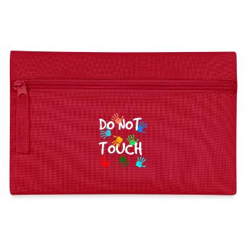 Do not touch - Pencil Case - red - Front