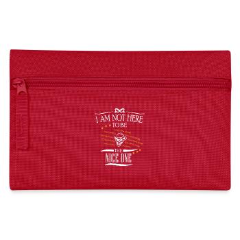 not nice nasty mean nasty annoyed dishonest - Pencil Case - red - Front
