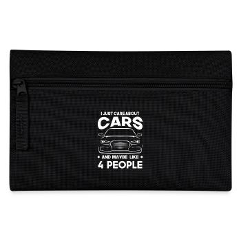 I just care about Cars and maybe like 4 People - Pencil Case - black - Front