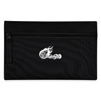 Turbo Ladedruck T-Shirt Tuner Gechenk Turbolader - Federtasche - Schwarz - Vorne