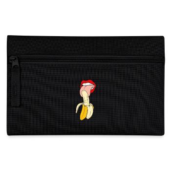 Banana Gift Food Porn licking Shirt - Pencil Case - black - Front