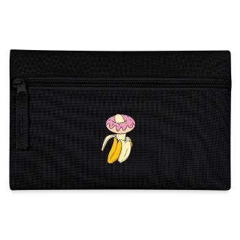 Banana Gift Food Porn Donut Shirt - Pencil Case - black - Front