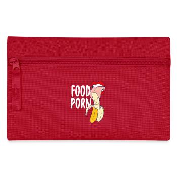 Banana Gift Food Porn licking Shirt - Pencil Case - red - Front