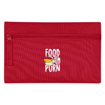 Banana Gift Food Porn Donut Shirt - Pencil Case - red - Front