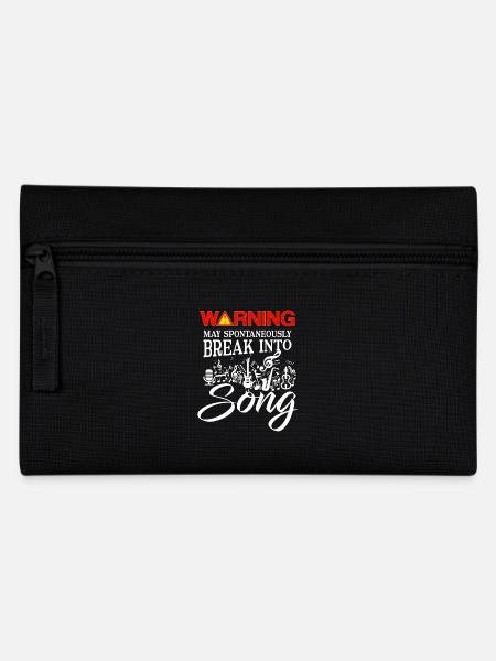Warning may spontaneously break into Song - Trousse - noir