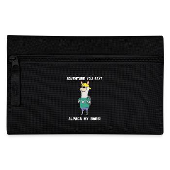 Alpaca Travel Cool Backpack Alpaca My Bags Gift - Pencil Case - black - Front