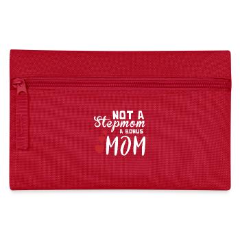 Stepmom Geschenk Stiefmutter Shirt Ziehmutter - Federtasche - Rot - Vorne