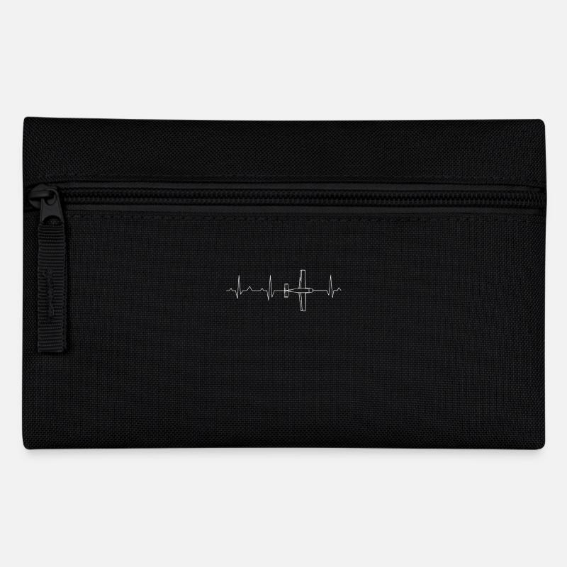 Battement cardiaque d'avion ECG - Trousse - noir