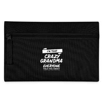I’m that crazy grandma - Federtasche - Schwarz - Vorne